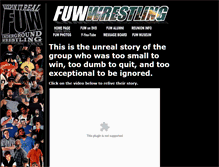 Tablet Screenshot of fuwwrestling.com